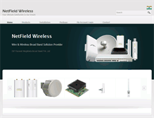 Tablet Screenshot of netfieldwireless.com